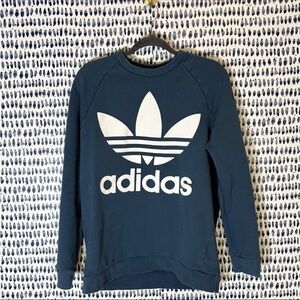 Adidas Originals Pullover Sweatshirt sz M slate blue comfortable casual